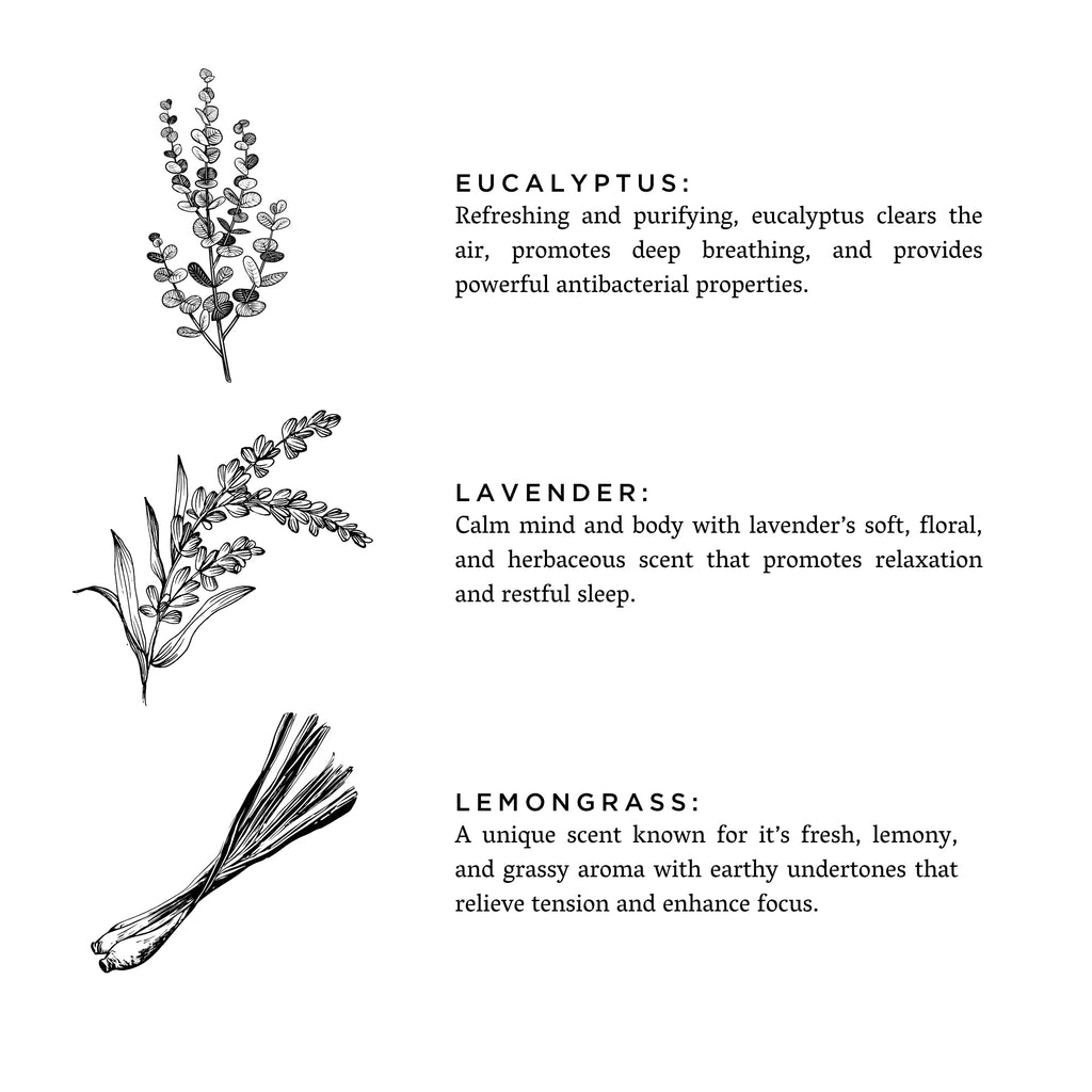 Shangri-La - Reed Diffuser (Eucalyptus + Lavender + Lemongrass)