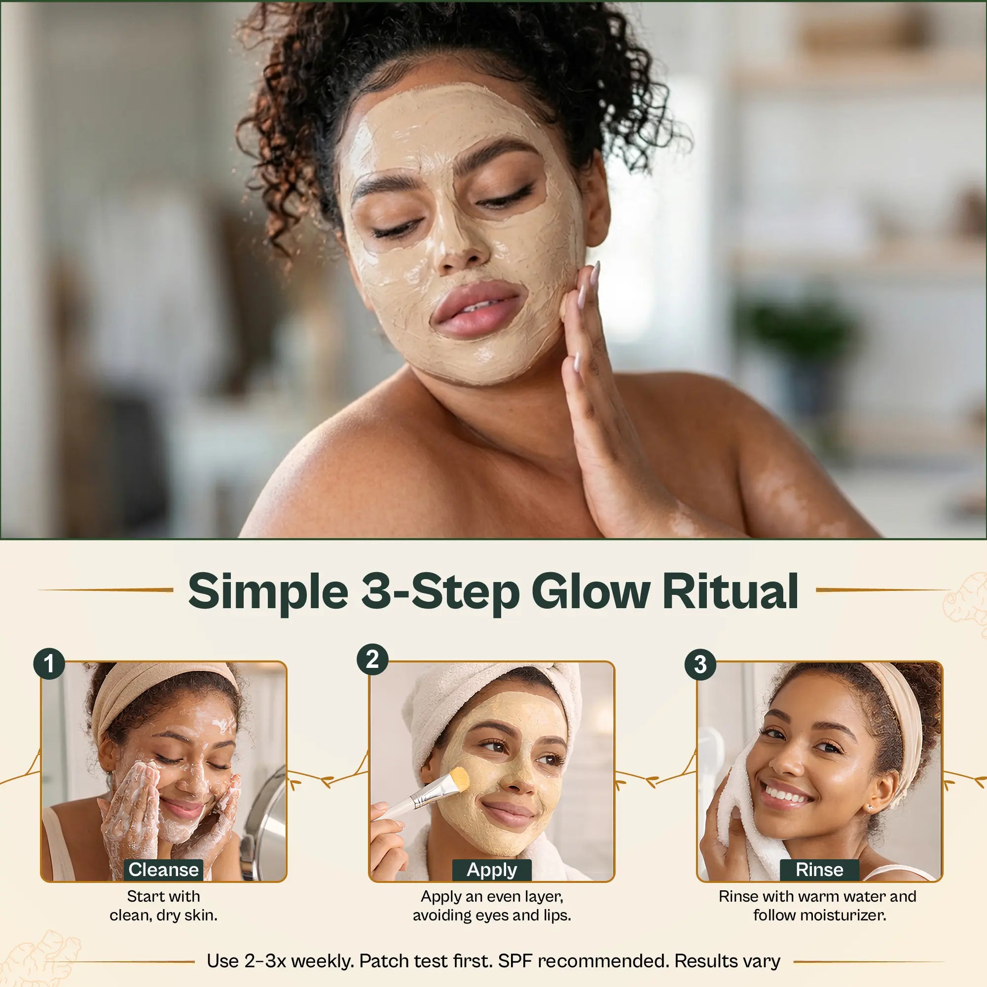 AMVital Turmeric Vitamin C Clay Mask