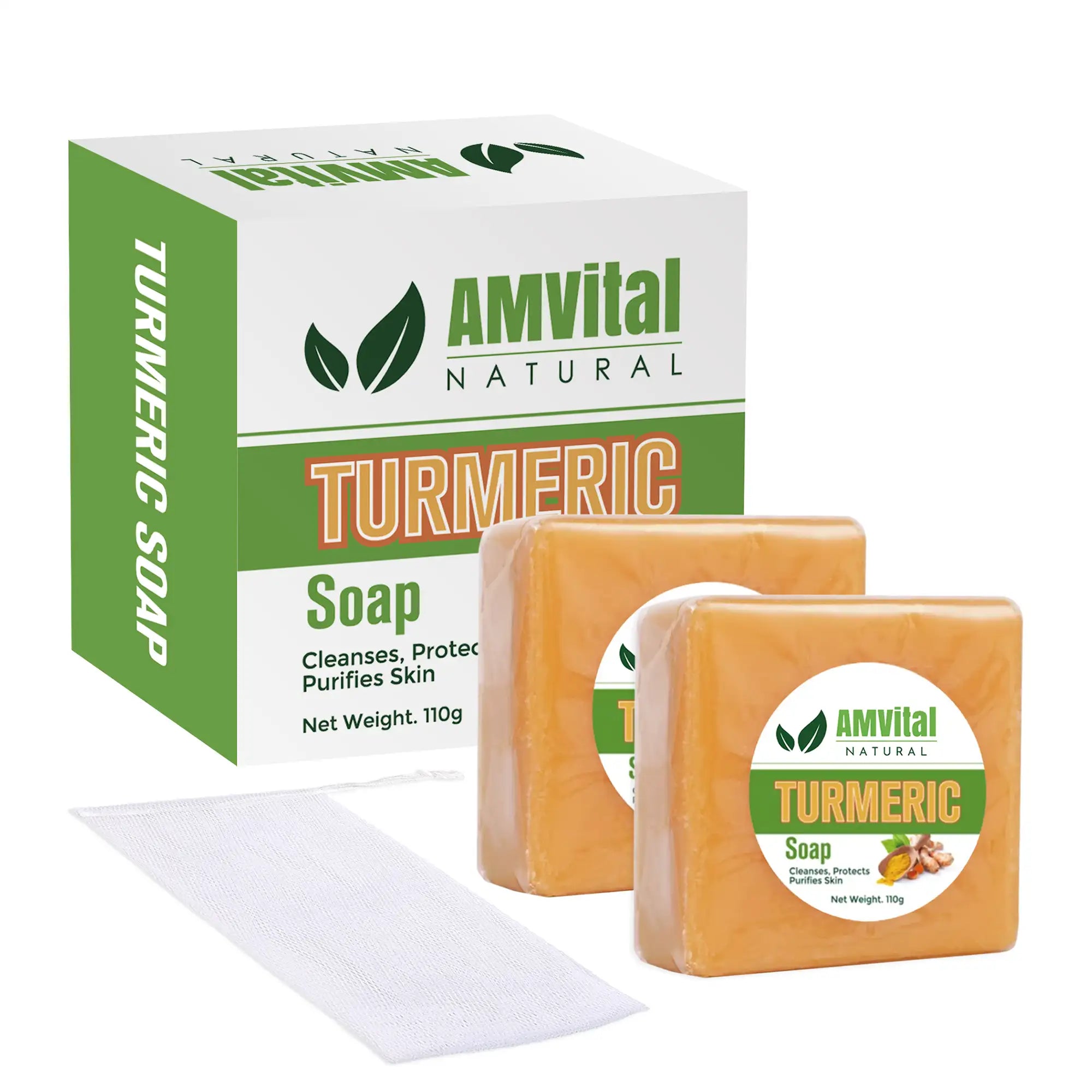 AMVital Turmeric Soap Bar for Face & Body